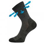 Ponožky unisex sportovní Voxx Optimalik - tmavě šedé
