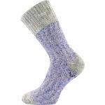 Ponožky unisex zimné Voxx Molde - fialové-sivé