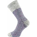 Ponožky unisex zimní Voxx Molde - tyrkysové-šedé