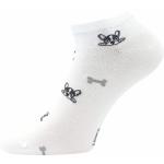 Ponožky dámské Lonka Bibiana 3 páry Pejsci 3 páry (bílé, modré, černé)