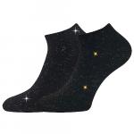 Ponožky dámské Lonka Birgit 2 páry - černé