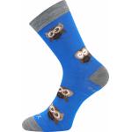 Ponožky dětské vlněné Voxx Sovik - modré