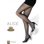 Pančuchové nohavice dámske Lady B Alice - čierne
