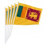 Vlajka Srí Lanka 14 x 21 cm na plastovej tyčke