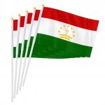 Vlajka Tádžikistán 14 x 21 cm na plastové tyčce