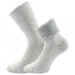 Ponožky unisex teplé Boma Polaris - svetlo sivé