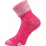 Ponožky unisex teplé Boma Polaris - tmavě růžové
