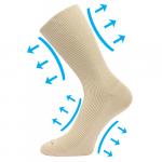 Ponožky unisex zdravotné Lonka Oregan - béžové