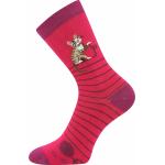 Ponožky dětské slabé Boma Filip 06 ABS 3 páry (modré, červené, fialové)
