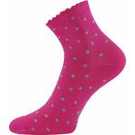 Ponožky detské slabé Lonka Ema 3 páry (ružové, tmavo ružové, šedé)