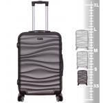 Kabinové zavazadlo Metro LLTC1/3-S ABS 37 l - šedé
