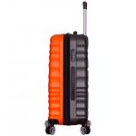 Kabinové zavazadlo Metro LLTC1/3-S ABS 37 l - oranžové-šedé