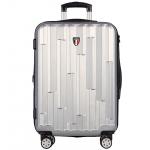 Cestovní kufr Tucci 0158 Riflettore T-0272/3-L ABS - stříbrný