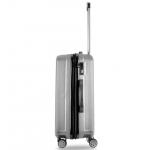Cestovní kufr Tucci 0158 Riflettore T-0272/3-L ABS - stříbrný