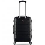 Sada cestovních kufrů TUCCI Console T-0273/3 ABS 33-92 L - černá