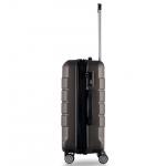 Sada cestovních kufrů TUCCI Console T-0273/3 ABS 33-92 L - tmavě šedá