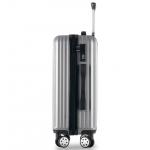 Cestovní kufr Tucci Banda T-0274/3-L ABS - stříbrný