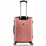 Cestovní kufr Tucci Srotolare T-0277/3-M ABS - růžový
