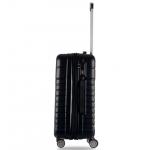 Súprava cestovných kufrov TUCCI Boschetti T-0278/3 ABS 33-91 L - čierna