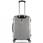Súprava cestovných kufrov TUCCI Boschetti T-0278/3 ABS 33-91 L - strieborná