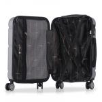 Cestovní kufr Tucci Massa T-0279/3-L + ABS - stříbrný