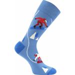 Ponožky spoločenské unisex Lonka Twidor Hory - modré