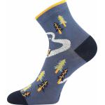 Ponožky dětské slabé Boma Kay3 páry (černé, šedé, modré)