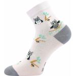 Ponožky detské slabé Boma Kay3 pary (ružové, tmavo ružové, šedé)