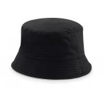 Obojstranný klobúčik Beechfield - čierny-sivý