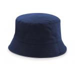 Obojstranný klobúčik Beechfield - navy-biely