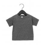 Tričko detské Baby Jersey B + C s krátkym rukávom - tmavo sivé