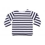 Tričko dětské Breton Babybugz - bílé-navy