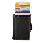 Peněženka Alpenleder Wallet Card Lift Double - černá