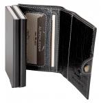 Peňaženka Alpenleder Wallet Card Lift Double - čierna