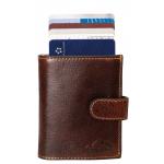 Peněženka Alpenleder Wallet Card Lift Easy - hnědá