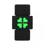 Nášivka M-Tac Clover Molle Patch - čierna-zelená