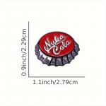 Odznak (pins) Nuka Cola 2,3 x 2,8 - červený-sivý