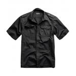 Košeľa Surplus M65 Basic Shirt s krátkym rukávom - čierna