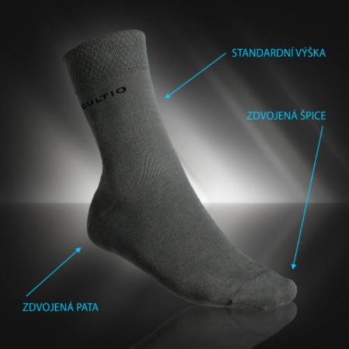 Pracovné ponožky - sivé