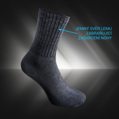 Zdravotní ponožky - černé
