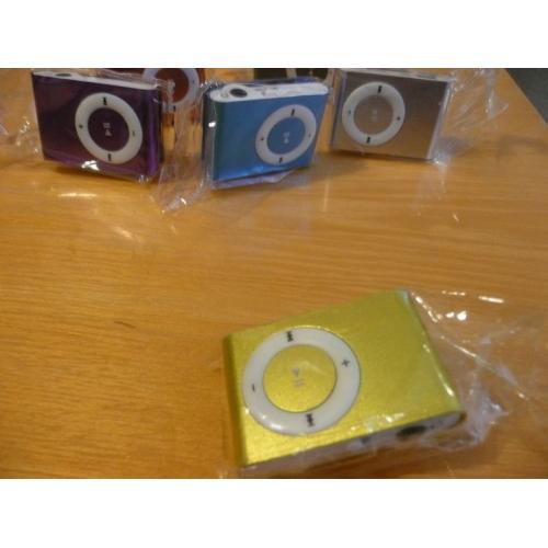 Mini MP3 přehrávač - žlutý