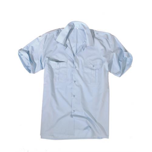 Košeľa Servis s krátkym rukávom - svetlo modrá