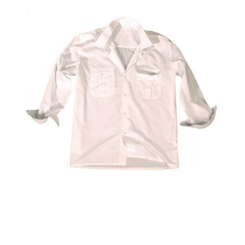 Košeľa Servis s dlhým rukávom - biela