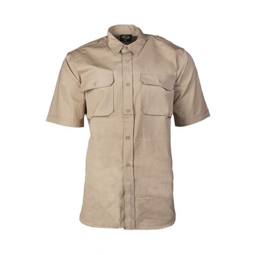 Košile Tropical s krátkým rukávem - khaki
