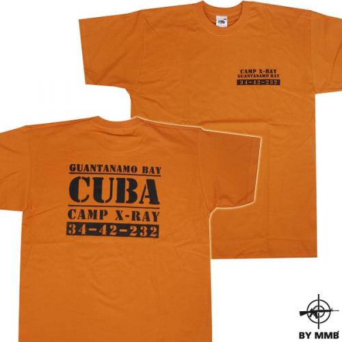 Tričko Guantanamo X-Ray - oranžové