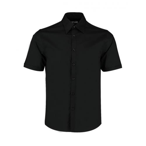 Barmanská košile Bargear s krátkým rukávem - černá