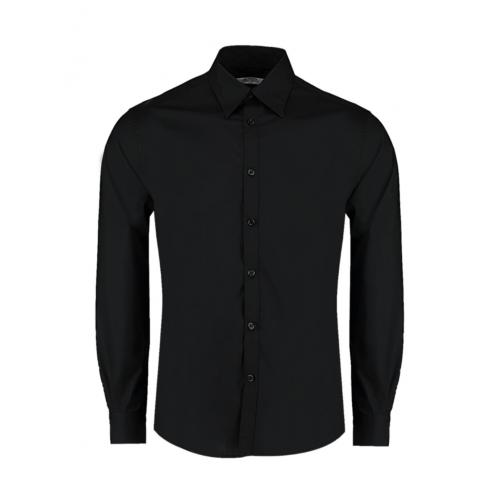 Barmanská košile Bargear s dlouhým rukávem - černá