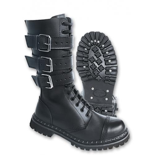 Topánky Brandit Phantom Boots Buckle - čierne