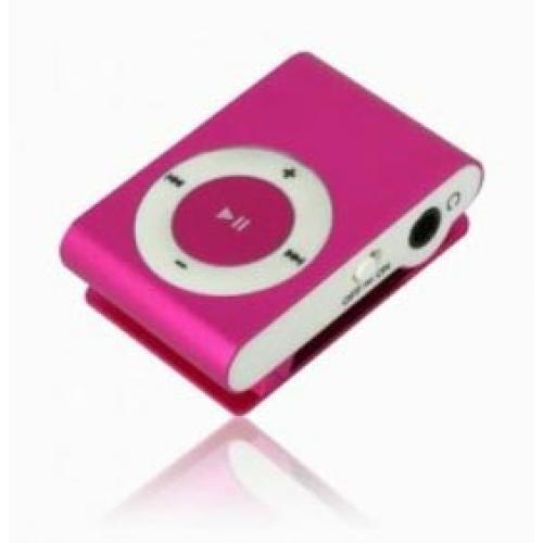 Mini MP3 prehrávač - růžový