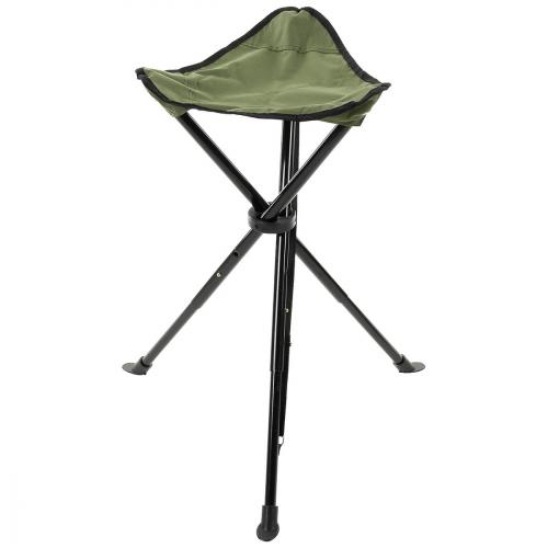 Skládací stavitelná židlička trojnožka Camping